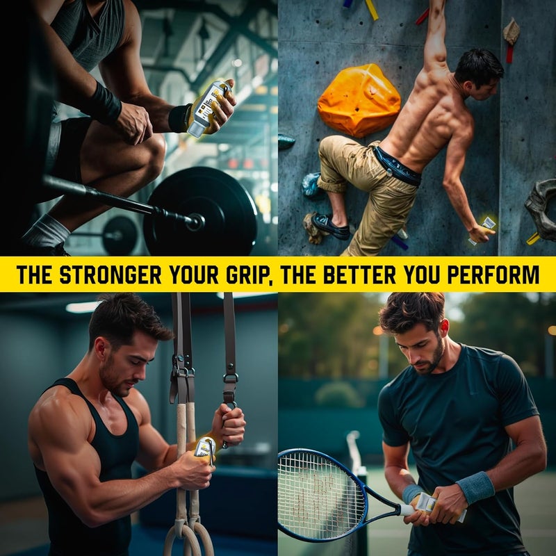 GRIPZILLA Clear Liquid Chalk Gel - Chalk Mess-Free Grip Enhancer for Optimal Performance- Non Sticky, Anti-Slip Perfect for Golf Grips,Tennis,Pole Dance,Gym,Pickball Repels Sweat & Moisture from Hands - Image 4